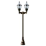 View Clear Top Acorn Post Fixture with Decorative Base GM8940 - GM8949